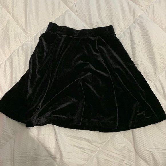 Garage velvet skater skirt - Picture 1 of 2